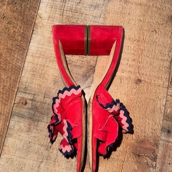 Loeffler Randal Vera Ruffle Slide Sandal - Picture 9 of 10